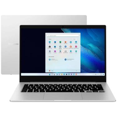 Imagem de Notebook 14&quot; Samsung Galaxy Book Go, Snapdragon 7C, 4GB, SSD 128GB, Windows 11 Home + Microsoft 365 Personal, Prata, NP340XLA-K0ABR