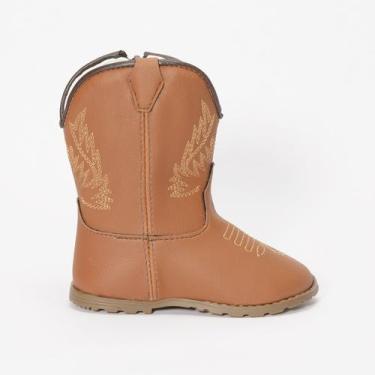 Imagem de Botinha Texana Infantil Sapatinho Bebê Menino Menina Cano Médio - Ubun