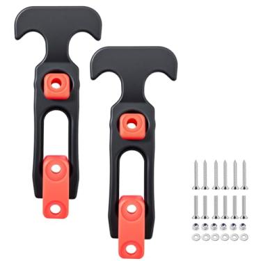 Imagem de Shu-Ran Fechos de borracha de substituição para refrigerador, barco, cama de carrinho de golfe, caixa de ferramentas, veículos off-road, máquinas agrícolas, trincos flexíveis com alça em T, laranja