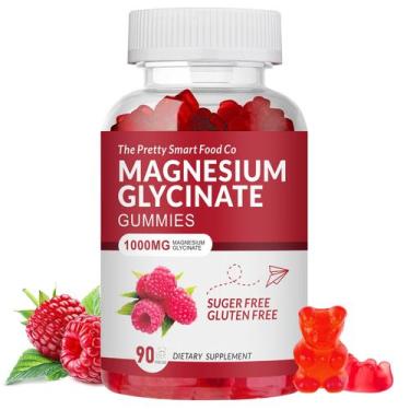 Imagem de Suplementa Gomas de glicinato de magnésio The Pretty Smart Food Co 100