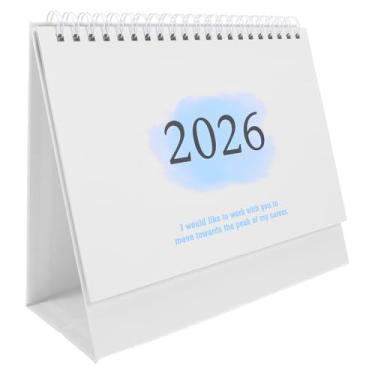 Imagem de SHINEOFI Mini calendário de mesa, pequeno calendário de abertura: julho de 2025 a dezembro de 2026, planejador mensal para agendamento, organização, decoração de escritório em casa