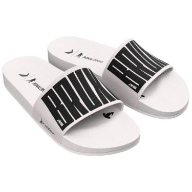 Imagem de Chinelo Rider R10 Slide Ad 12562 Masculino, Branco, 39