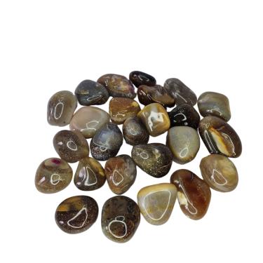 Imagem de Pedra Ágata de Fogo Rolada 4 a 6 cm Natural 500 gramas