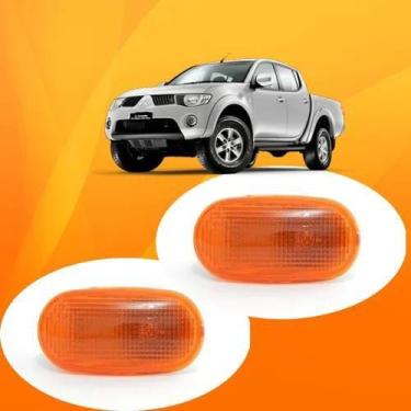 Imagem de Par Pisca Paralama Lanterna L200 Triton Tr4 Dakar Laranja - DFEB