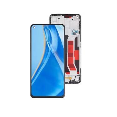 Imagem de Para Oppo A72 5G (PDYM20/PDYT20) e A72 4G (CPH2067) Montagem digitalizador de tela sensível ao toque LCD com moldura, substituição de painel de vidro frontal completo de 6,5 polegadas (A72 5G sem