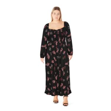 Imagem de City Chic Vestido feminino plus size - Murphy Maxi, Floral, 50