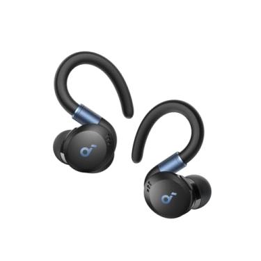 Imagem de soundcore Sport X20 da Anker, Fone de Ouvido Sem Fio para Treinos, Ganchos Ajustáveis, Cancelamento de Ruído, Graves Intensos, IP68, À Prova de Suor e Poeira, 48H de Reprodução, Fones para Academia