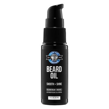 Imagem de Óleo de barba natural Game Face – 30 ml, óleo hidratante para barba e bigode masculino | Eucalipto e sal marinho, aumenta a confiança | Fórmula leve para cuidados com a barba sedosa e brilhante