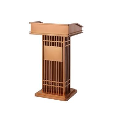 Imagem de Suporte de pódio de metal para igreja, pódio de púlpito de igreja, palestras antidigitais e processo de galvanização de pódios, grande armazenamento para escolas, escritórios, salas de aula, casas