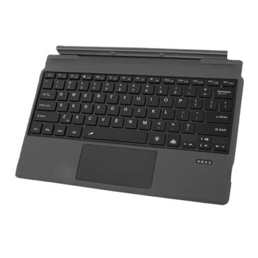 Imagem de Sanpyl Teclado Touchpad Com Apoio para As Mãos para Latitude 7320 7310 Destacável, Substituição de Teclado Retroiluminado Com Dobradiça Magnética Com Touchpad para K19M