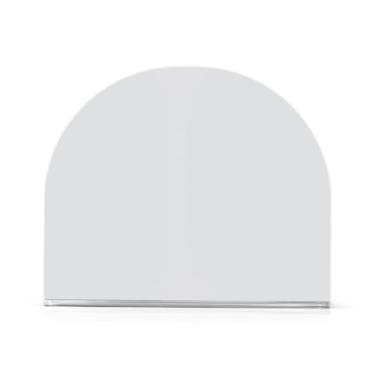 Imagem de Porta-guardanapos de cor sólida fumo branco misturado para mesa, suporte de guardanapo de restaurante, pacote com 2, suporte de acrílico antiderrapante