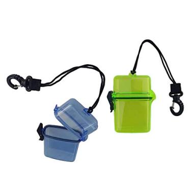 Imagem de lahomia 2 caixas à prova d'água para mergulho de surfe, caixa seca para dinheiro, cartões de identificação, licença, chaves