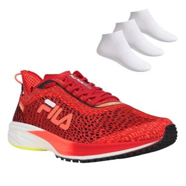 Imagem de Kit Tênis Fila KR6 Feminino + 3 Pares de Meias