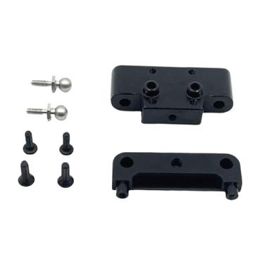 Imagem de TTETTZ 1:24 RC Anteparo Frontal de Substituição em Metal Modificação Acessórios para Carro RC Reforçado para Caminhões E Carros Modelo Wltoys 244016, Preto
