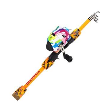 Imagem de Conjunto De Vara De Pesca Telescópica Para Crianças 1,5m Potência M Ca