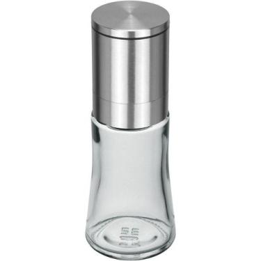 Imagem de Moedor Sal - Pimenta Home&co Tampa Inox Vidro Transparente - HOME & CO