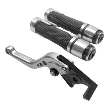Imagem de Kit Manete E Manopla Pegasus Stark Moto Honda Biz 125 Disco - Stark Ra