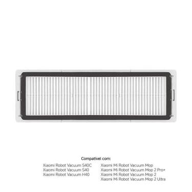 Imagem de Kit 2 filtros para robô aspirador de pó s40c/s40/h40 xiaomi