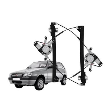 Imagem de PAR Maquina Vidro Eletrico Uno 2009 2010 2011 2012 2p+ Motor - Sp. Rep
