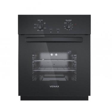 Imagem de Forno de Embutir a Gás 50 Litros Totale Nero GIII Venax
