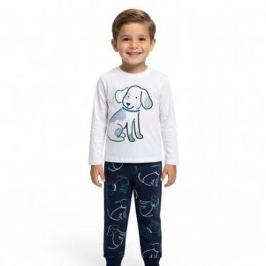 Imagem de Pijama Infantil Menino Cachorrinho Kyly-Masculino