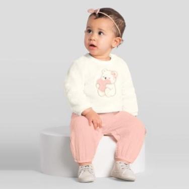Imagem de Macacão bebê menina de ursinho Mundi-Unissex