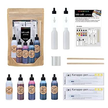 Imagem de Kit com canetas ZIG KURETAKE Ink Cafe com canetas, multicolorido