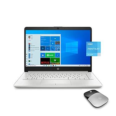 Imagem de Flagship 2019 HP 14" FHD Laptop | Intel Quad-Core Pentium Silver N5000 Up to 2.7Ghz |4GB DDR4 | 64GB eMMC SSD | Office 365 Personal-1yr | Win 10 S| Support up to 256G Micro SD Extra Storage