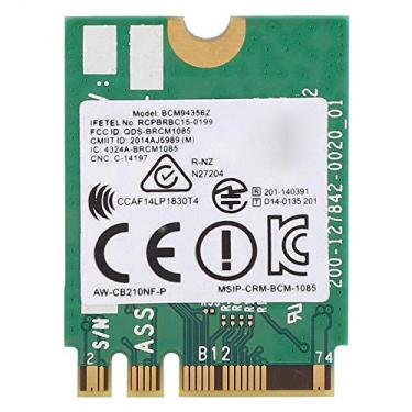Imagem de Placa de rede sem fio, 2,4 GHz + 5 GHz placa de rede para notebooks de banda dupla BCM94356Z WiFi AC Bluetooth Módulo WiFi Interface NGFF, para 64 / para / para / para
