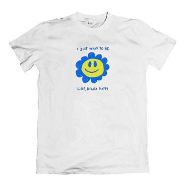 Imagem de Camisa I Just Want To Be Like, Really Happy. - Hippo Pre