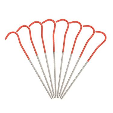 Imagem de Tingpai 130mm / 150mm Ult leve em liga de titânio Estacas pa tendas pa camping e caminhadas