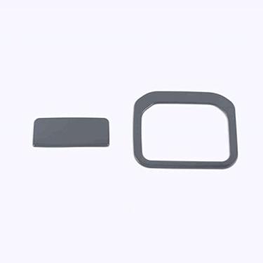 Imagem de Xodouhi Apto para Toyota Highlander 2020 2021 2022 Acessórios interiores do carro Caixa de luvas Decoração Acabamento Aço Inoxidável (Preto Escovado)…