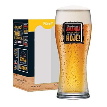 Imagem de Copo de Vidro para Cervejas Bavaria Decorado com Frases 290ml - Ruvolo