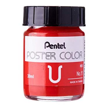Imagem de Pentel Poster Colour Tinta Guache, Vermelho, 30 ml