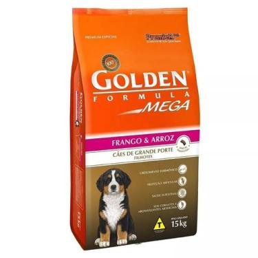 Imagem de Ração Golden Mega Cães Filhotes Raças Grandes 15 Kg - Premier