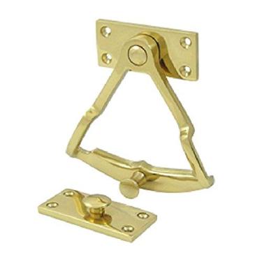 Imagem de Deltana DDQ56U3 Porta holandesa quadrante de latão sólido, preta, 11,9 cm de altura