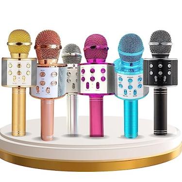 Imagem de Microfone Bluetooth Karaokê sem fio para Crianças Recarregável