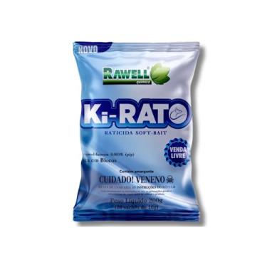 Imagem de Raticida Ki-Rato 200gr Cacau na Formula Atrativo Chocolate