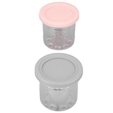 Imagem de Acouto Pote de armazenamento para copos de sorvete para NC299AMZ NC300s sorveteira cantina gelo 600 ml sopa de iogurte, hermético, lavável na lava-louças
