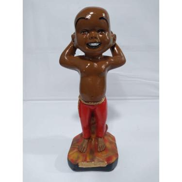 Imagem de Imagem Exu Brasinha Escultura Estatua Gesso 20 Cm