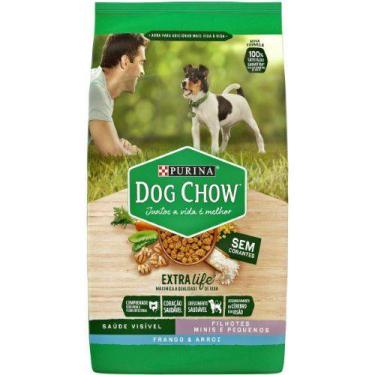 Imagem de Ração Dog Chow Extra Life Para Cães Filhotes De Raças Pequenas Frango