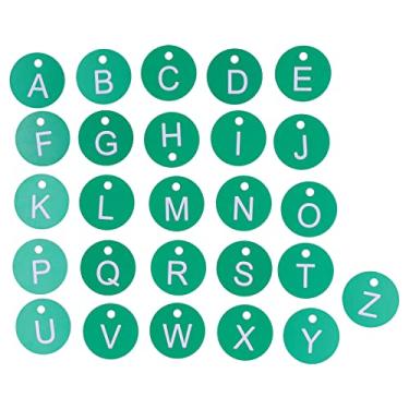 Imagem de Etiquetas De Número Redondas Para Apicultura, 26 Peças, Caixa De Apicultura, Marcador De Etiqueta Numerada, Sinal De Classificação, Acessório De Apicultura Para Criação De Jardim(Verde)