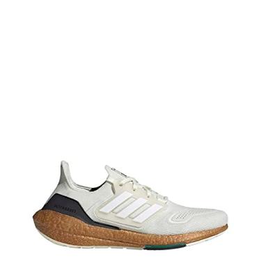 Imagem de adidas Ultraboost 22 Tênis de corrida masculino, Matiz branca/zero metálico/preto central, 36