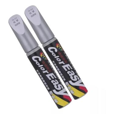 Imagem de Kit 2 Canetas Tinta Reparadora Tira Risco Automóveis Carro Moto Caminhões Pintar e Retocar Pneu Azulejo e Tênis Aplicador