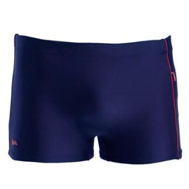 Imagem de Sunga Boxer Mash com Bolso Lateral Marinho - 300.75-Masculino