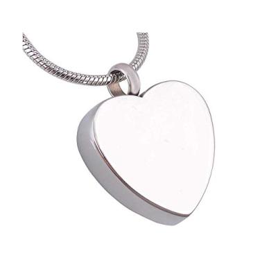 Imagem de YTIYT Colar de urna de aço inoxidável para cremação, colar de urna, joia funerária, Aço inoxidável, não conhecido