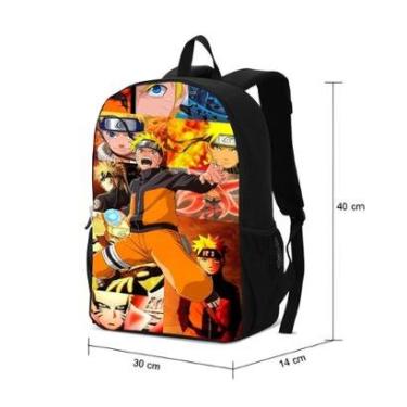 Imagem de MOCHILA ESCOLA INFANTIL JUVENIL NARUTO-Unissex