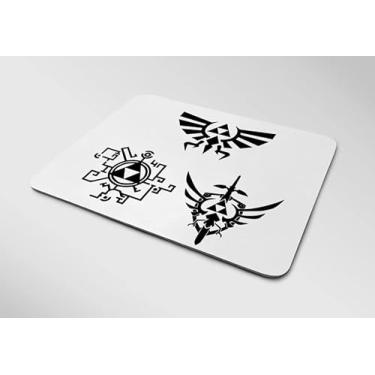 Imagem de Mouse pad Legend Of Zelda Triforce MOD 2