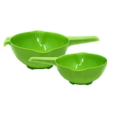 Imagem de Tupperware Escorredores de 1 Litro e 2 Litros de 5 cm Verde Maçã