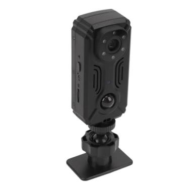 Imagem de Visão Noturna da Câmera de Ação do Polegar, Gravação Em Loop, Corte IR HD 1080P, Detecção de Movimento PIR, Tempo de Gravação de 8 Horas, Gravador de Vídeo Pequeno, Vestível,